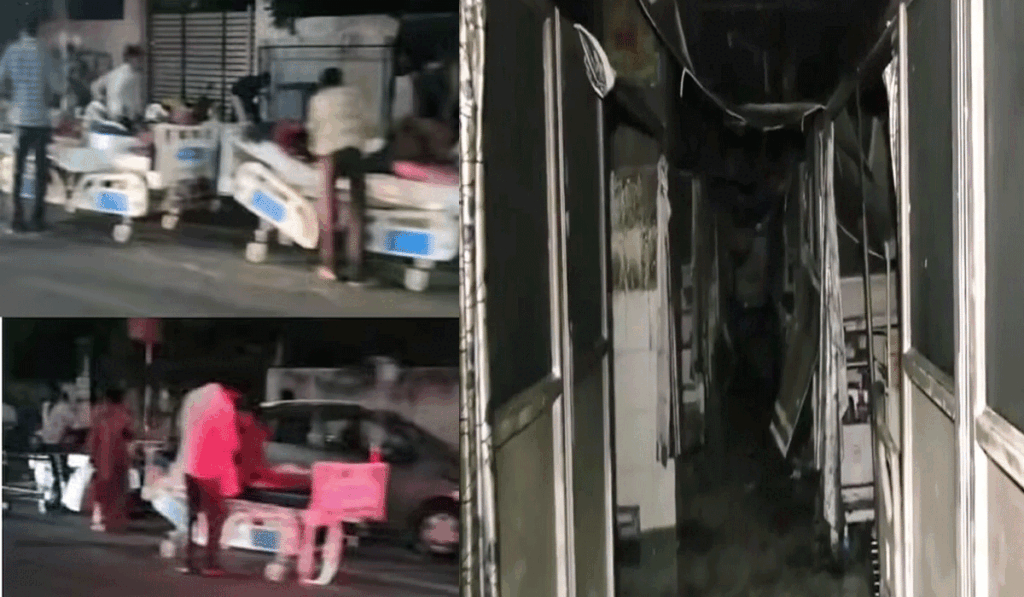 जयपुर के सवाई मानसिंह अस्पताल में आग