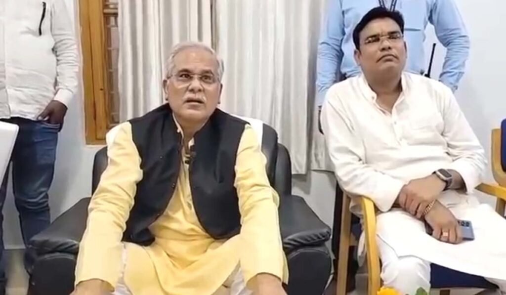 भूपेश बघेल का सरकार पर बड़ा हमला – बोले, “जातीय विभाजन को सरकार खुद बढ़ावा दे रही है” भूपेश बघेल