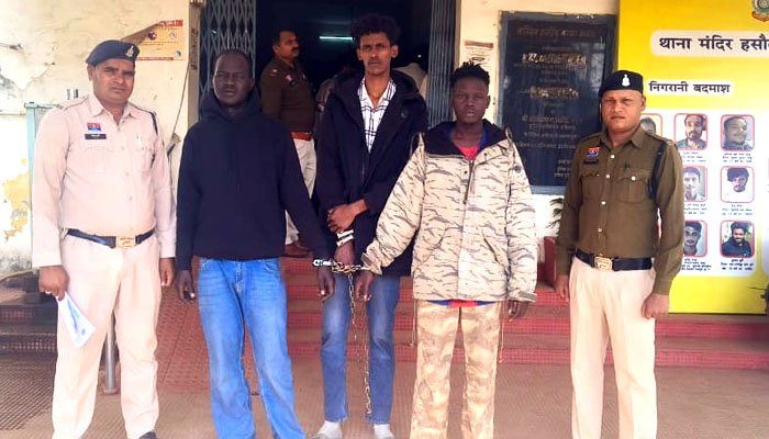 गैर-इरादतन हत्या के मामले में कलिंगा यूनिवर्सिटी के 3 विदेशी छात्र गिरफ्तार