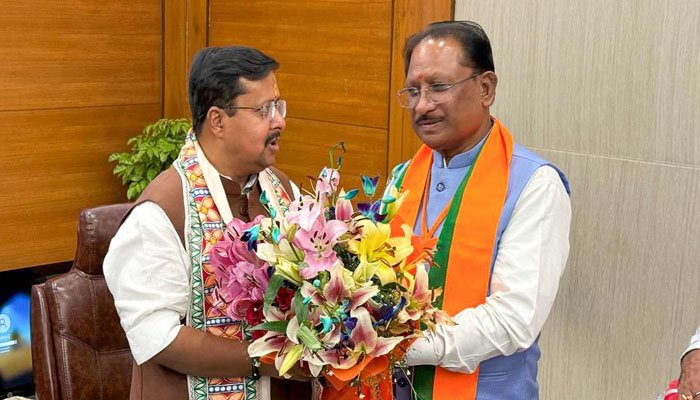 नवनिर्वाचित राष्ट्रीय अध्यक्ष नितिन नबीन से आत्मीय भेंट