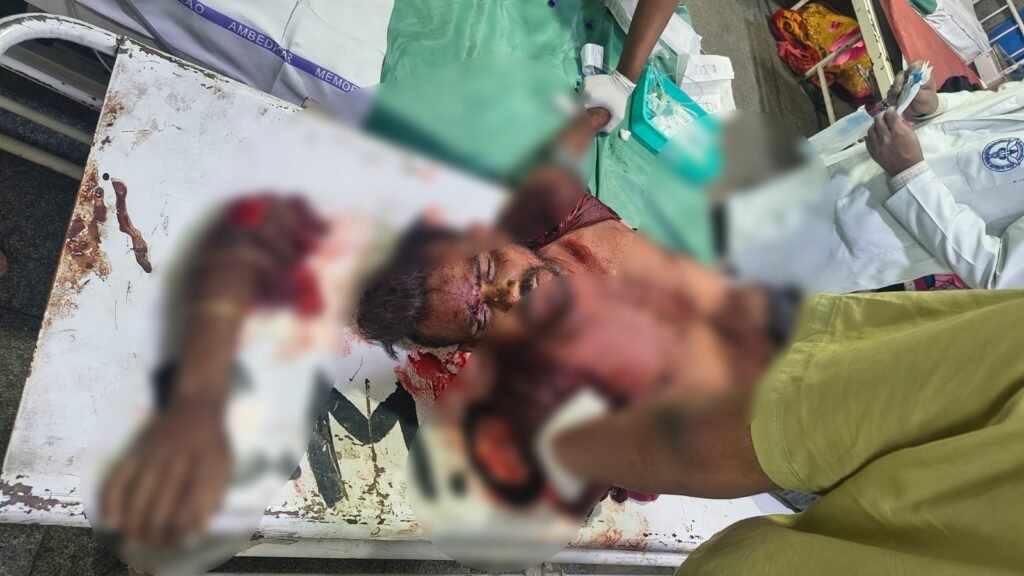 Train Accident: Major Train Mishap in Raipur! Blood-Soaked Youth Found Near Platform... One Arm Severed from Body... Warning: Graphic Video—Not for the Faint-Hearted.