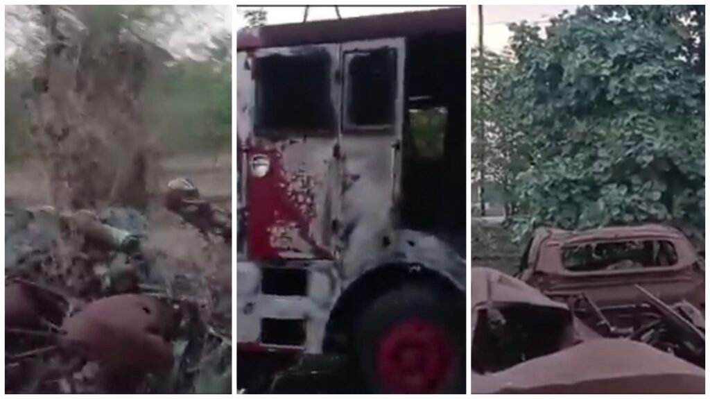 Balodabazar Violence: Two years since the Balodabazar violence...! 3 FIRs... 200 arrests... losses worth crores... yet the biggest question remains unanswered... owners of the burnt vehicles are still awaiting justice.