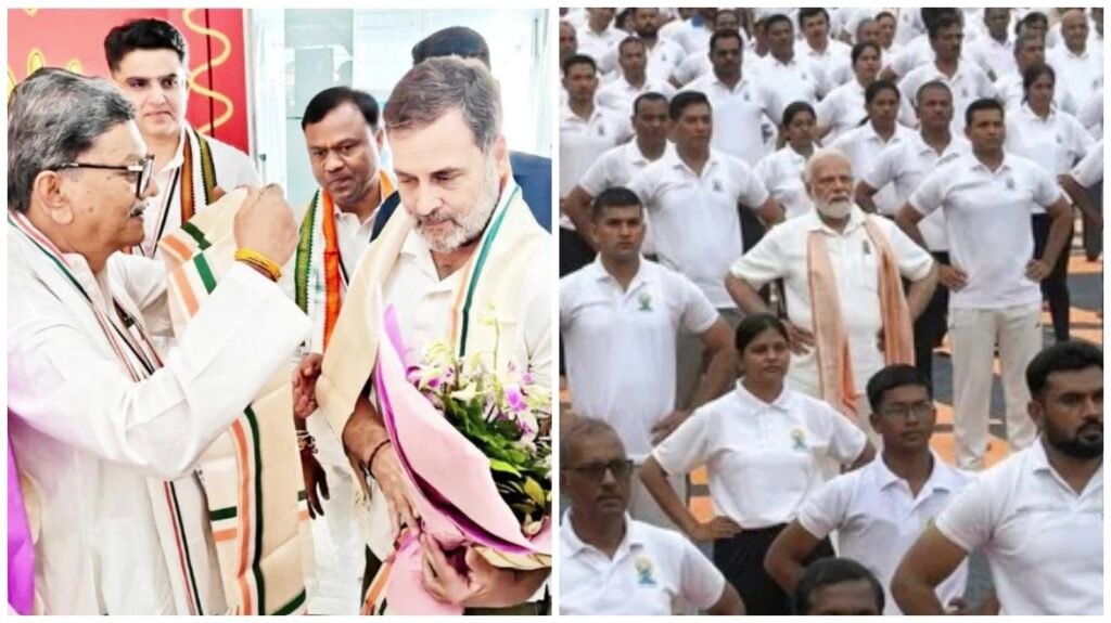 Congress Training Camp : मोदी ने सुधारी योग मुद्राएं…राहुल ने साधी संगठन की नब्ज…! किसकी राजनीति ज्यादा असरदार…? यहां सुनिए VIDEO Congress Training Camp: Modi refined his yoga postures... Rahul got a pulse on the organization...! Whose politics is more effective...? Watch the video here.