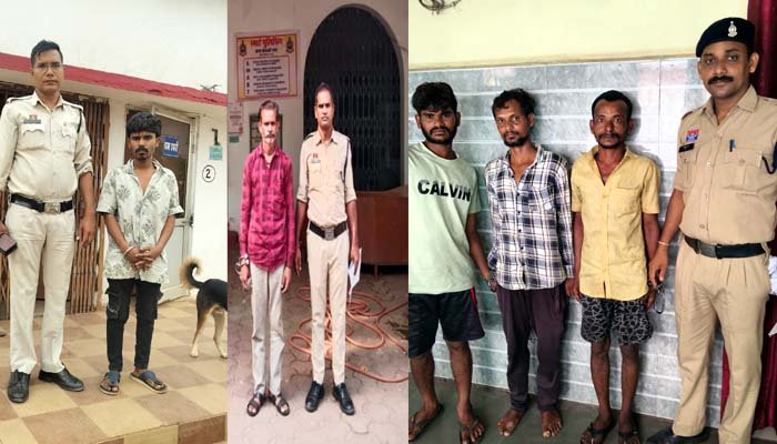 रायपुर पश्चिम जोन पुलिस की बड़ी कार्रवाई: 43 वारंटियों को गिरफ्तार कर भेजा गया जेल