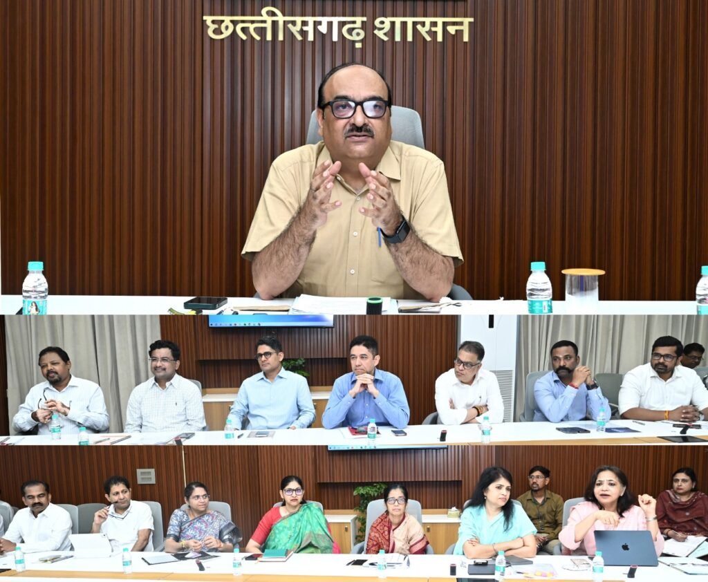 Chief Secretary's Meeting: High-level meeting held by the Chief Secretary... sought a status report on schemes from the secretaries... issued directives to expedite the recruitment process.