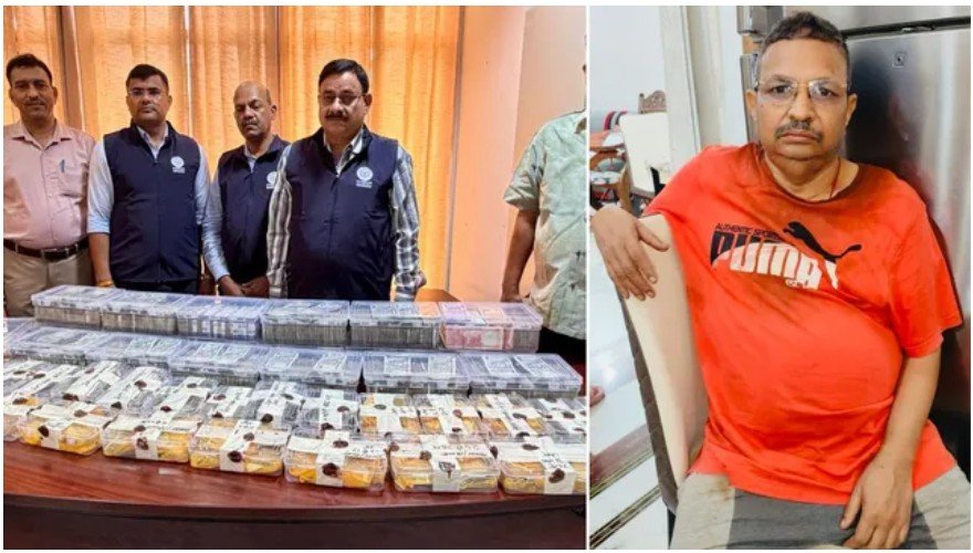Retired ARTO Raid : 13 किलो सोना+9 किलो चांदी+1.62 करोड़ कैश= 35 करोड़ संपत्ति का खुलासा…घर के कोने-कोने से मिली नकदी और जेवर…जांच अधिकारी हैरान Raid on Retired ARTO: 13 kg gold, 9 kg silver, and ₹1.62 crore in cash—assets worth ₹35 crore unearthed... Cash and jewelry found in every nook and corner of the house... Investigating officers stunned.