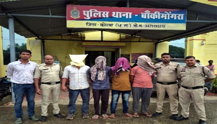 डकैती की तीन वारदातों का खुलासा, चार आरोपी गिरफ्तार; नाबालिग भी पकड़ा गया