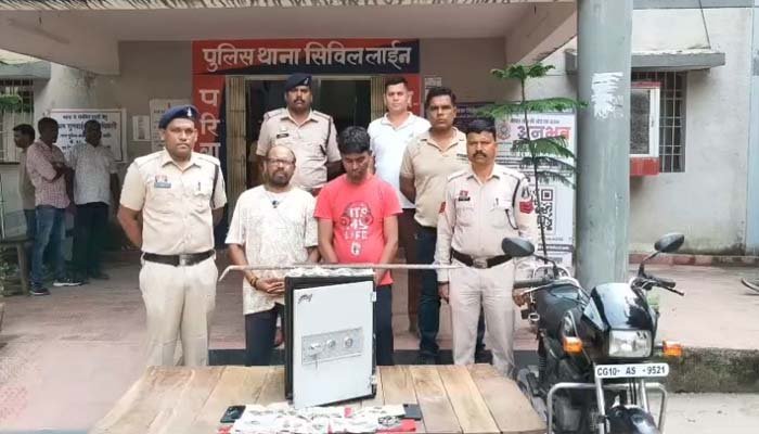 बिलासपुर में Zudio स्टोर चोरी का खुलासा, दो आरोपी गिरफ्तार; 4.83 लाख का सामान बरामद Zudio स्टोर
