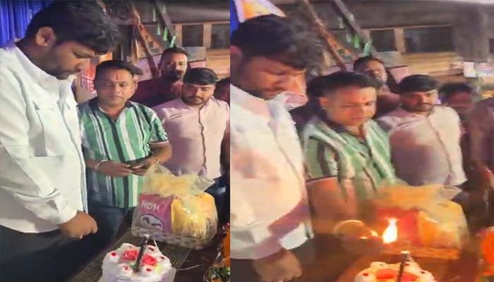 बीच सड़क जन्मदिन मनाना पड़ा भारी, भाजयुमो जिलाध्यक्ष समेत कई लोगों पर FIR