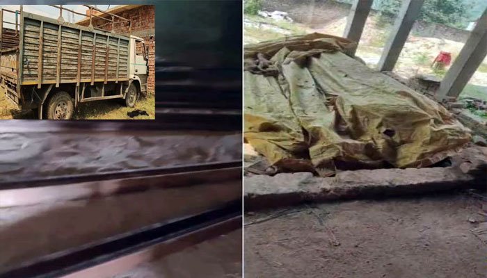 6.5 टन रेलवे पटरी बरामद, गैस कटर और सिलेंडर भी मिले; छापे से पहले आरोपी फरार रेलवे पटरी चोरी का बड़ा खेल